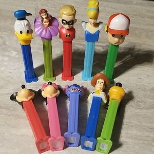 Disney Character PEZ Candy Dispensers